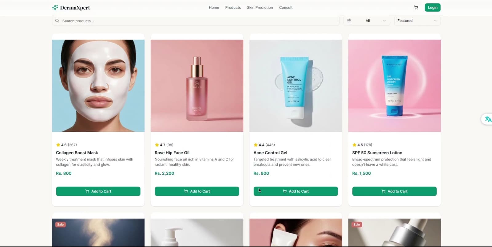 Product Recommendation System